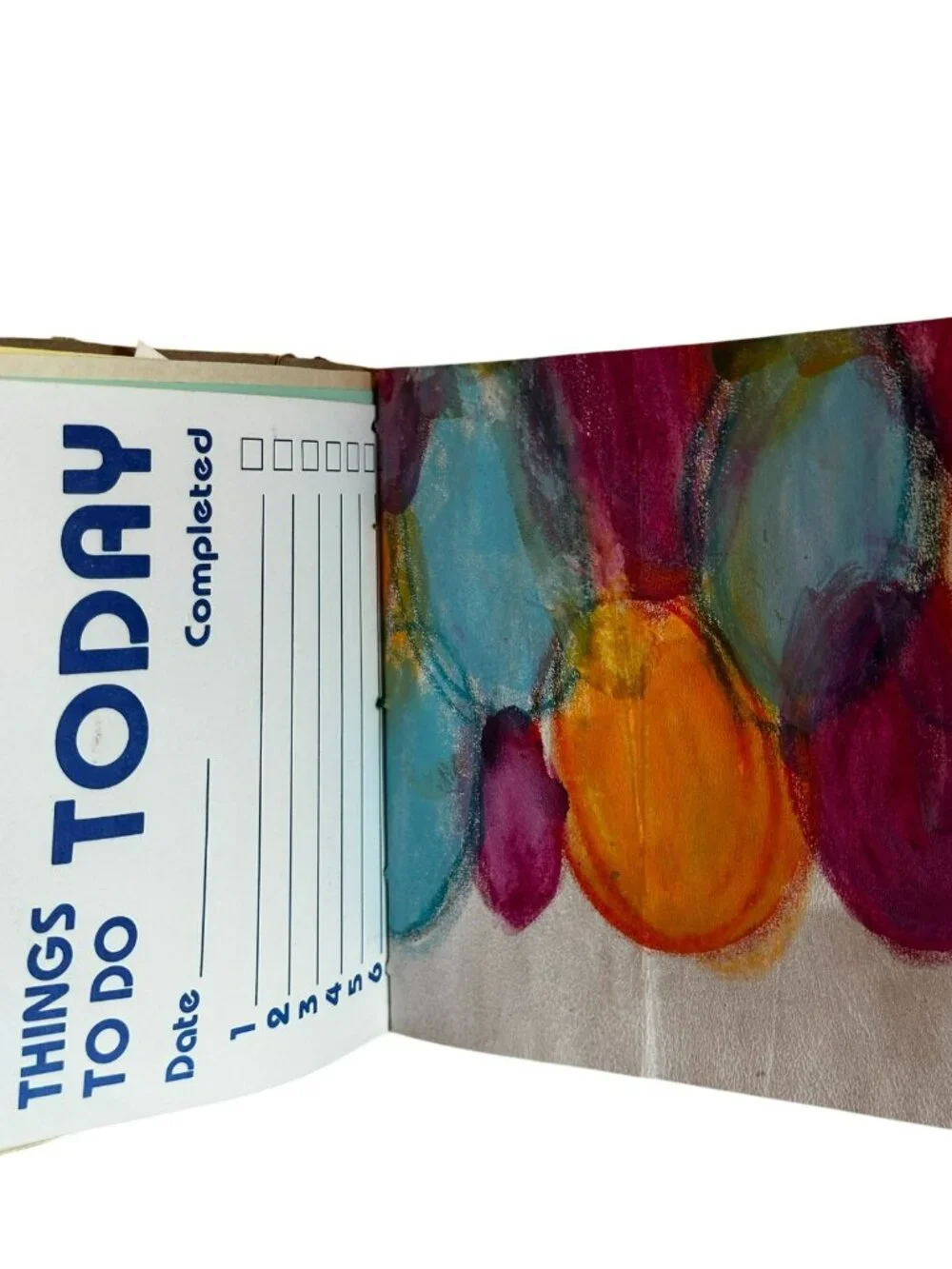 Mini Junk Journal OOAK For Writing Art Journaling Handmade Book 6x6 Inner Child